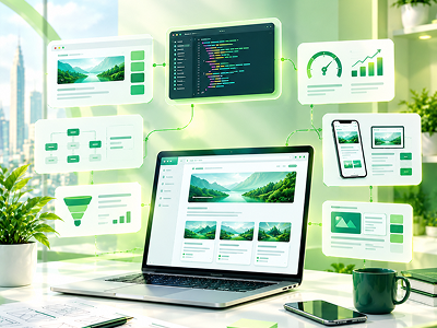 Web development illustration