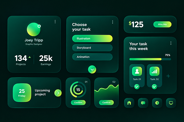 Mobile app screen from a recent Waymark product design project